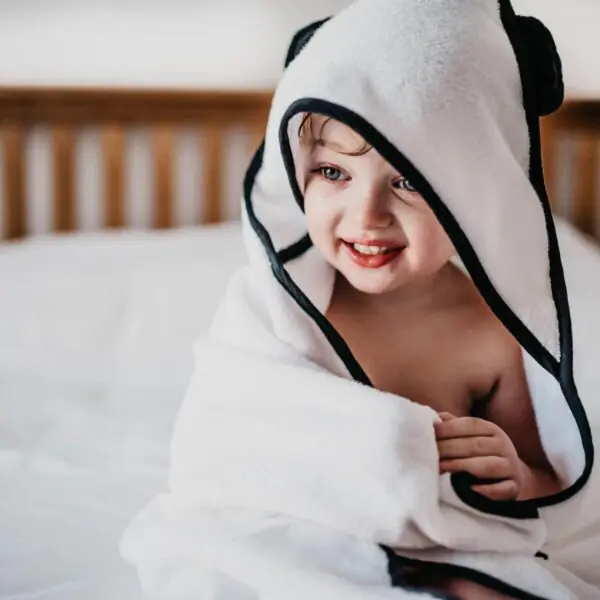 Panda Bamboo Hooded Towel in 2 Sizes - Image 2