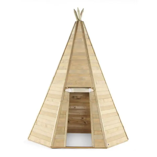 Plum (3.3m) Grand Wooden Teepee Hideaway with Floor (3+ Years) - Image 2