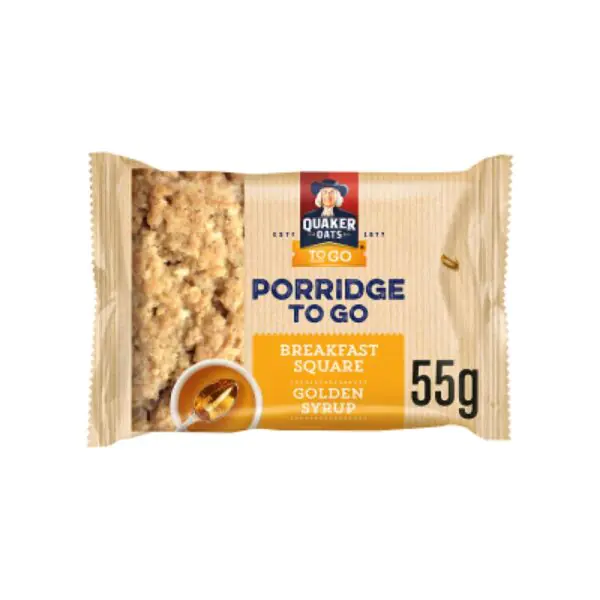 Quaker Oats Porridge To Go Breakfast Squares Variety Pack, 18 x 55g - Image 2