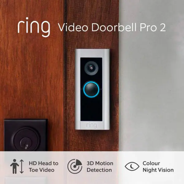 Ring Video Doorbell Pro 2 with Chime Pro (Hardwired) - Image 2