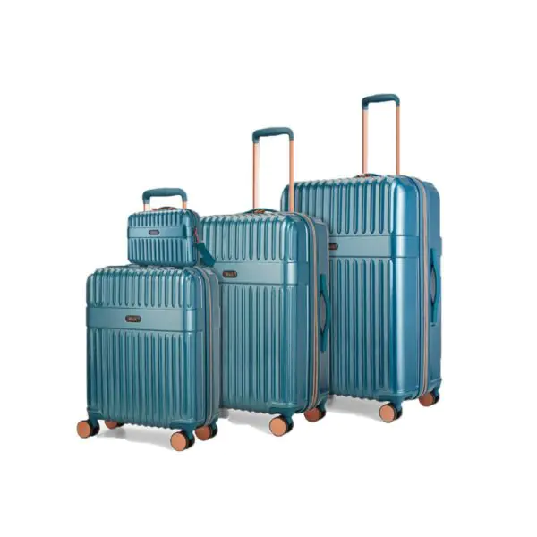 Rock Selene 4 Piece Hardside Luggage Set in 4 Colours - Image 2