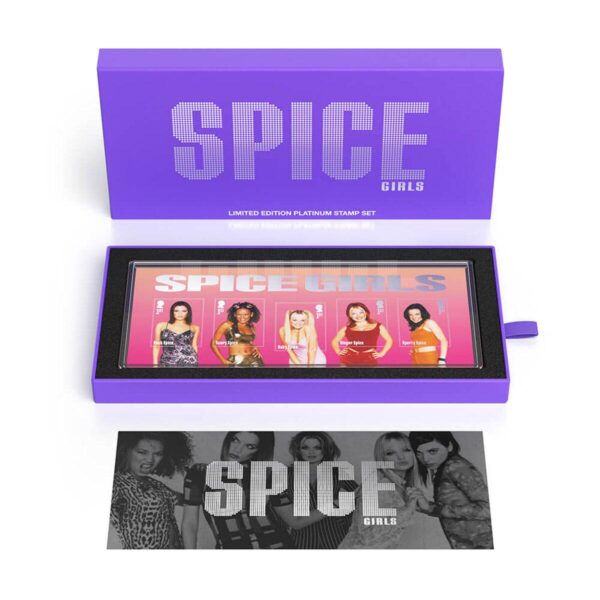 Royal Mail Spice Girls Platinum Miniature Sheet