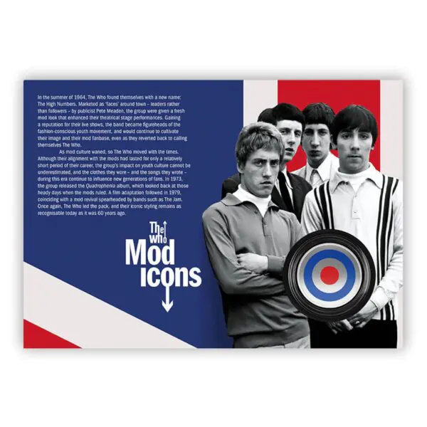 Royal Mail The Who Medal Cover Mod Icons - Image 3