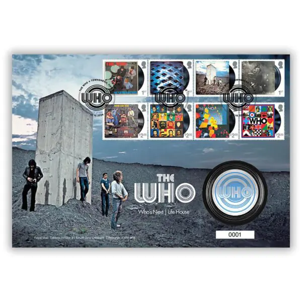 Royal Mail The Who Medal Cover Who's Next - Life House - Image 2