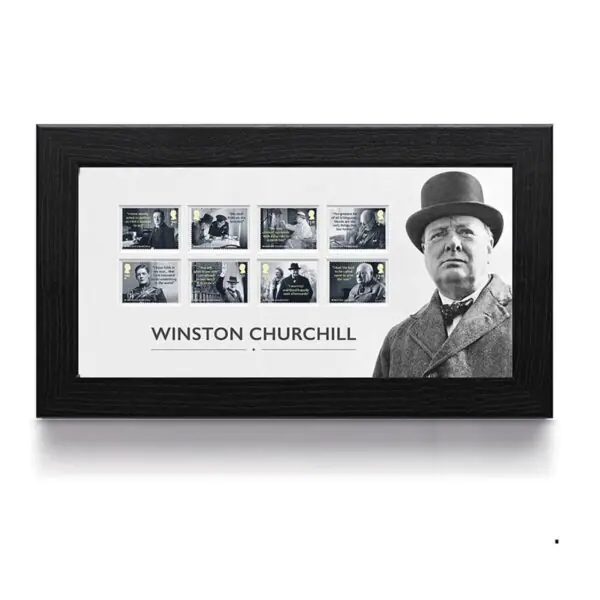 Royal Mail Winston Churchill Framed Stamp Set