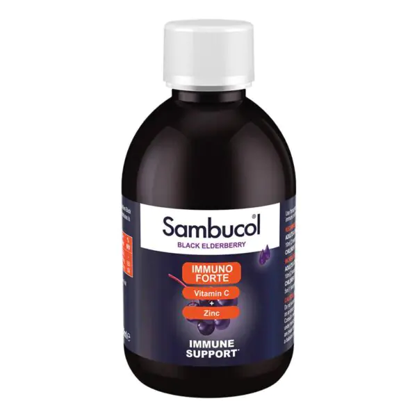 Sambucol Immuno Forte Black Elderberry Liquid, 230ml - Image 2