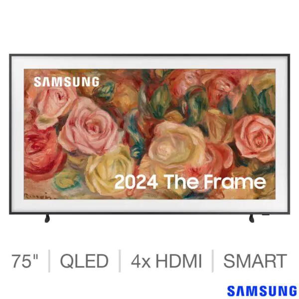 Samsung QE75LS03DAUXXU 75 Inch Frame QLED 4K Ultra HD Smart TV