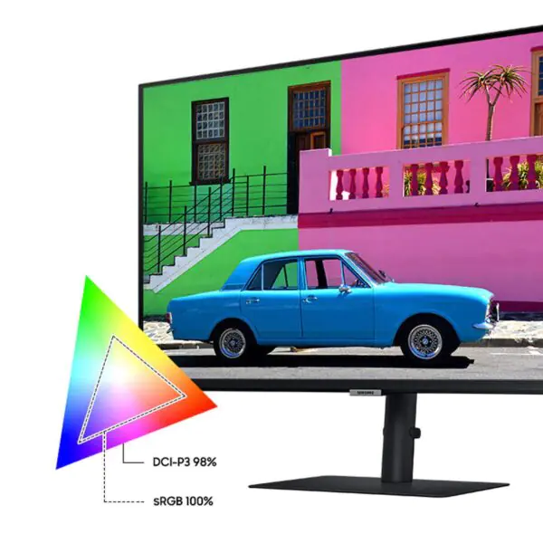 Samsung S80PB 32 Inch 4K Ultra HD 60Hz IPS Monitor, LS32B800PXUXXU - Image 4