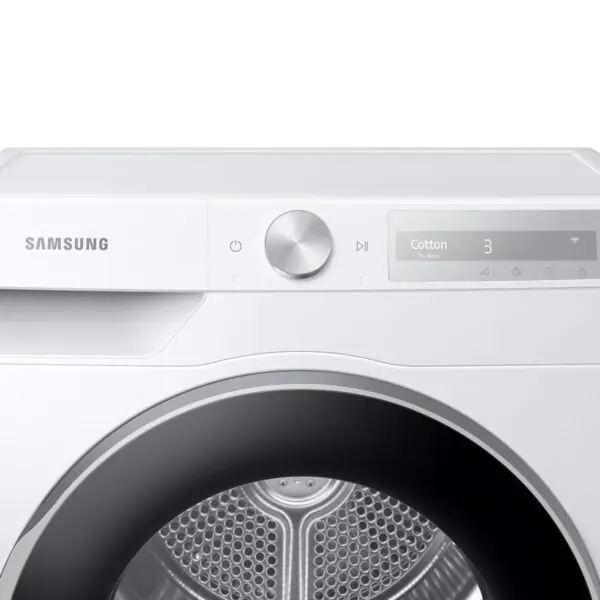 Samsung Series 6 DV90T6240LH/S1, 9kg, Heat Pump Tumble Dryer, A+++ Rated in White - Image 4