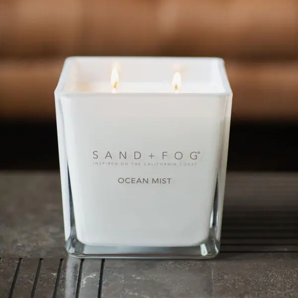 Sand and Fog Square 4 Wick Candle in 3 Scents - Image 2