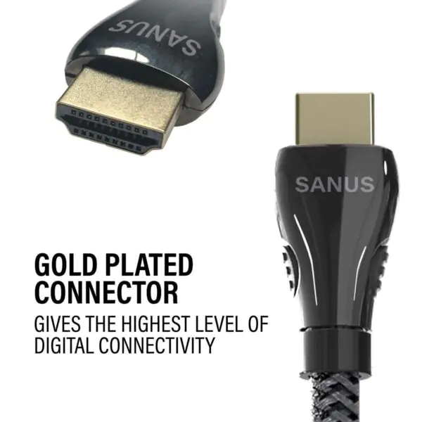 Sanus Preferred 2.1 HDMI Cable, 8K, 3 Metre, Twin Pack - Image 3