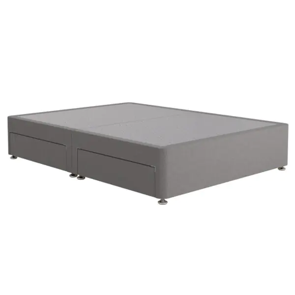 Sealy 4 Drawer Silver Fox Divan Base in 4 Sizes - Image 2