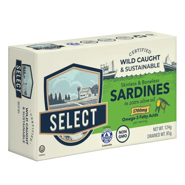 Select Sardines in Olive Oil, 6 x 125g - Image 2