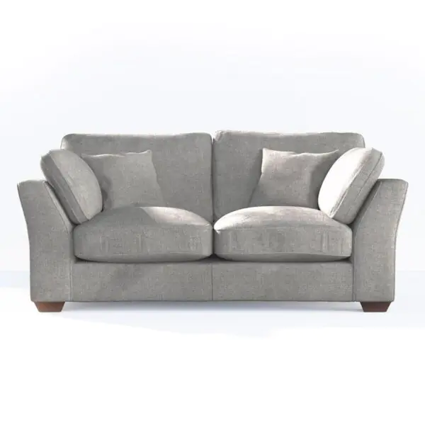 Selsey Grey Fabric 2 Seater Sofa - Image 7