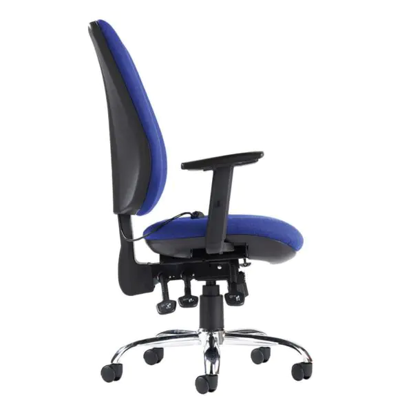 Senza Ergonomic Asynchro Task Chair, Blue - Image 2