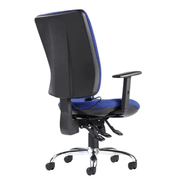 Senza Ergonomic Asynchro Task Chair, Blue - Image 3