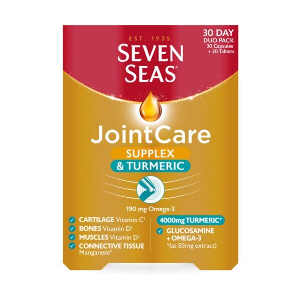 Seven Seas Joint Care Supplex and Turmeric, 2 x 60 Count - Image 2