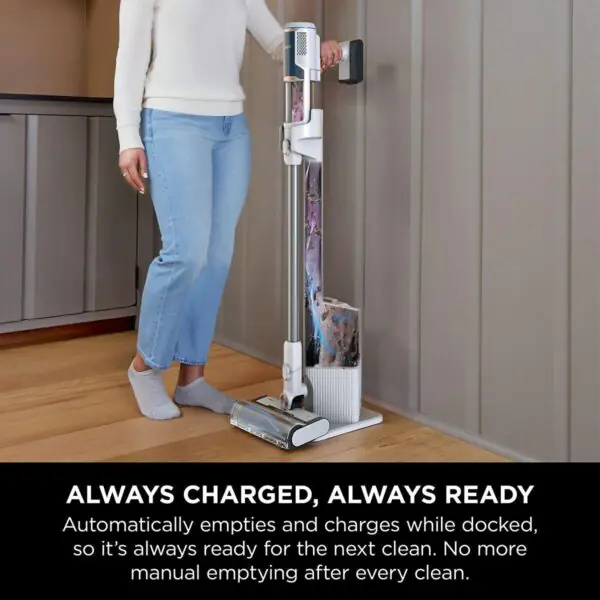 Shark Clean and Empty Cordless Vacuum Cleaner with Auto-Empty System, BU3521UK - Image 2