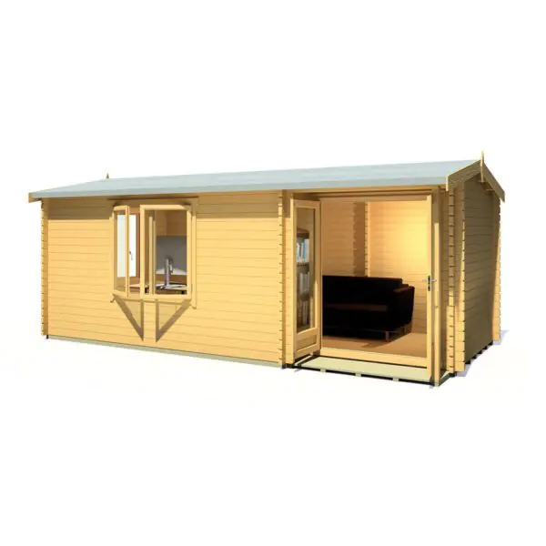 Shire Thetford 44mm Log Cabin 20ft x 10ft (6 x 3m) - Image 4