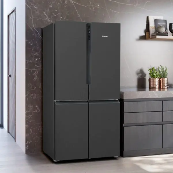 Siemens KF96NAXEAG, Multi Door Fridge Freezer, E Rated in Black Stainless Steel - Image 5