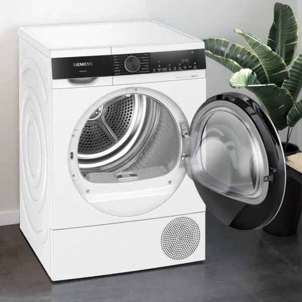 Siemens WQ45G209GB, 9kg Heat Pump Dryer, A++ Rated in White - Image 3