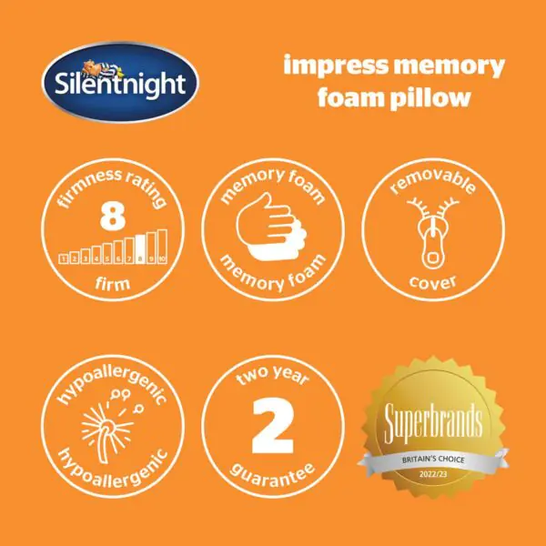 Silentnight Impress Firm Memory Foam Pillow - Image 7