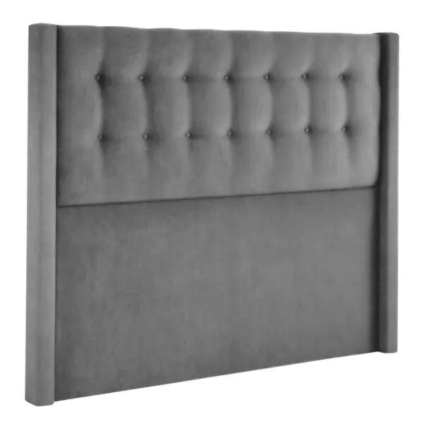 Silentnight Velvet 4 Drawer Divan Base with Bloomsbury Headboard in 2 Colours and 3 Sizes - Image 5