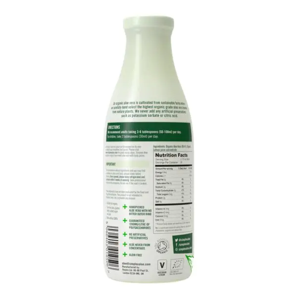 Simplee Aloe Vera Food Supplement, 1L - Image 2