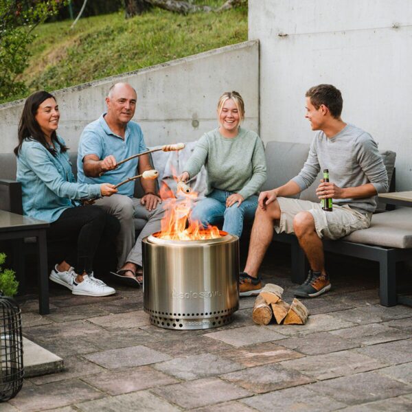 Solo Stove Bonfire 2.0 Wood Burning Stainless Steel Fire Pit Bundle - Image 3