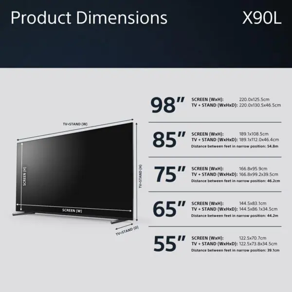 Sony XR85X90LPU 85 inch 4K HDR Smart Google TV - Image 8