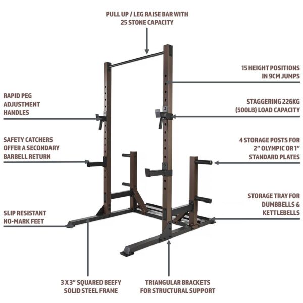 SteelBody STB-98010 Utility Trainer Power Rack - Image 6