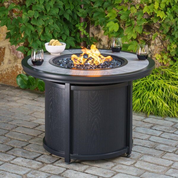 SunVilla Woodcrest 36  (91cm) Fire Table + Cover