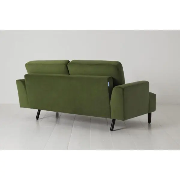 Swyft Model 05 Green Velvet 2 Seater Sofa - Image 5