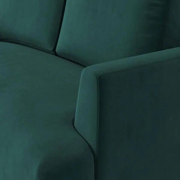 Swyft Model 05 Green Velvet 2 Seater Sofa - Image 6