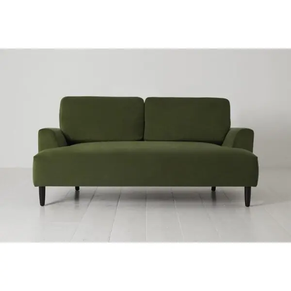 Swyft Model 05 Green Velvet 2 Seater Sofa - Image 3