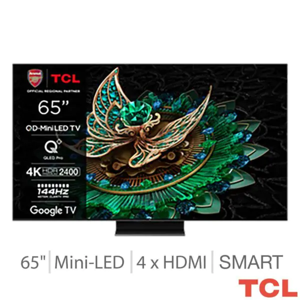 TCL 65Q9BK 65 Inch Mini LED 144Hz TV