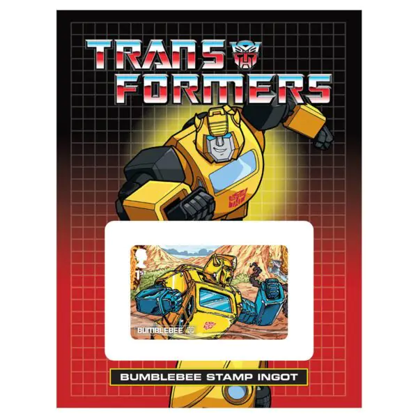 Transformers Bumblebee Royal Mail Stamp Ingot