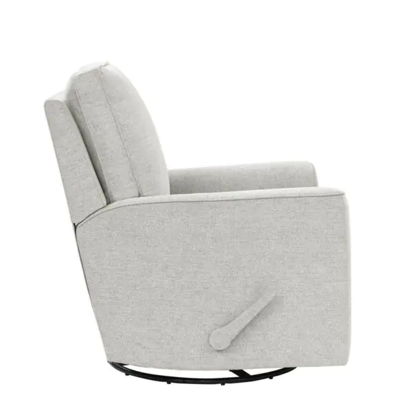 True Innovations Paxley Grey Fabric Swivel Recliner Chair - Image 6