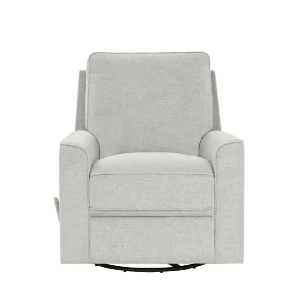 True Innovations Paxley Grey Fabric Swivel Recliner Chair - Image 5