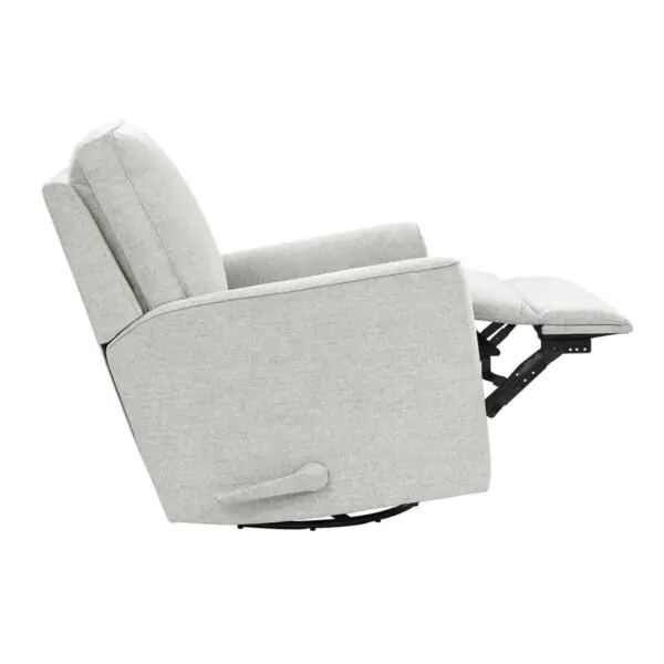 True Innovations Paxley Grey Fabric Swivel Recliner Chair - Image 7