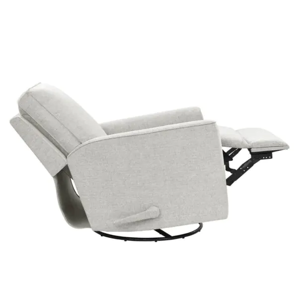 True Innovations Paxley Grey Fabric Swivel Recliner Chair - Image 8