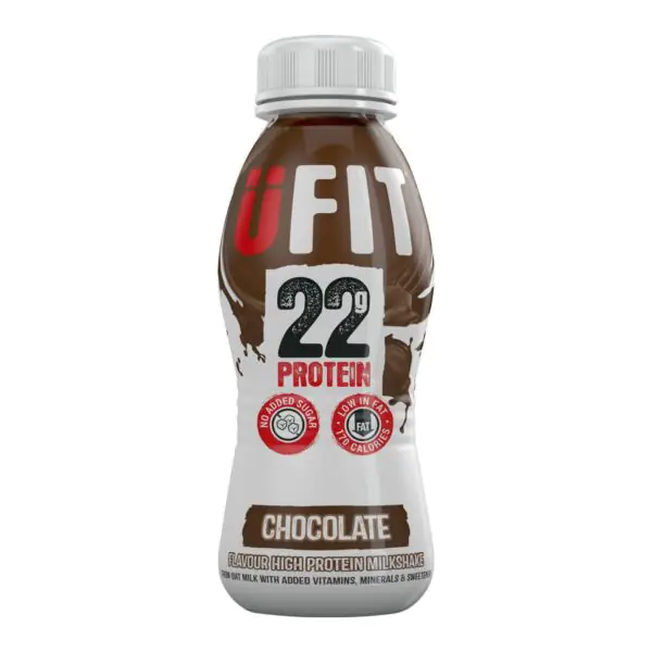 UFIT Chocolate Protein Shake, 12 x 310ml - Image 2