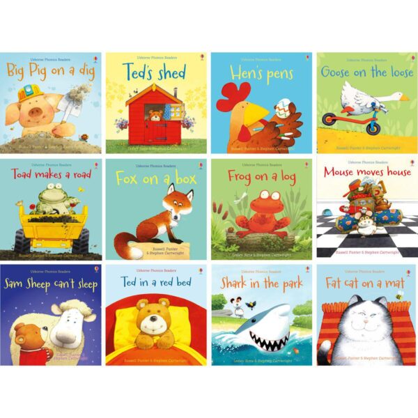 Usborne Phonics 12 Book Set (3+ Years)