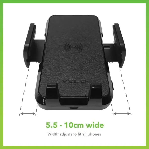 VELD 10W Fast Wireless Car Charging Pad with Super Fast Max 30W 2 Port Car Charger - Image 5