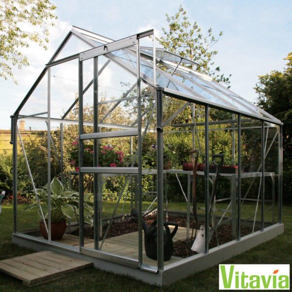 Vitavia Vermont 5000 6ft 2  x 8ft 5  (2 x 2.6m) Greenhouse Package