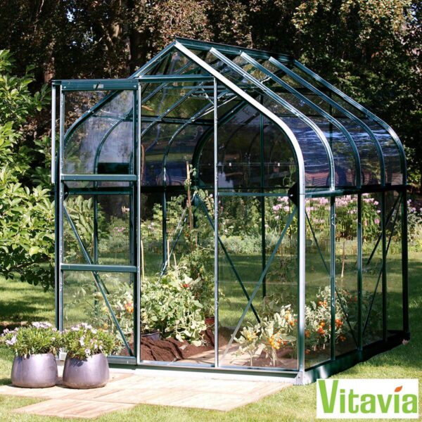 Vitavia Washington 5000 6ft 2  x 8ft 2  (1.9 x 2.6 m) Greenhouse Package