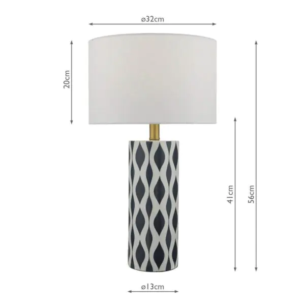 Weylin Ceramic Table Lamp - Image 2