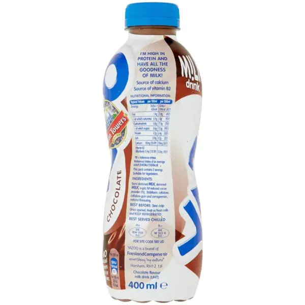 Yazoo Chocolate Milkshake, 10 x 400ml - Image 4