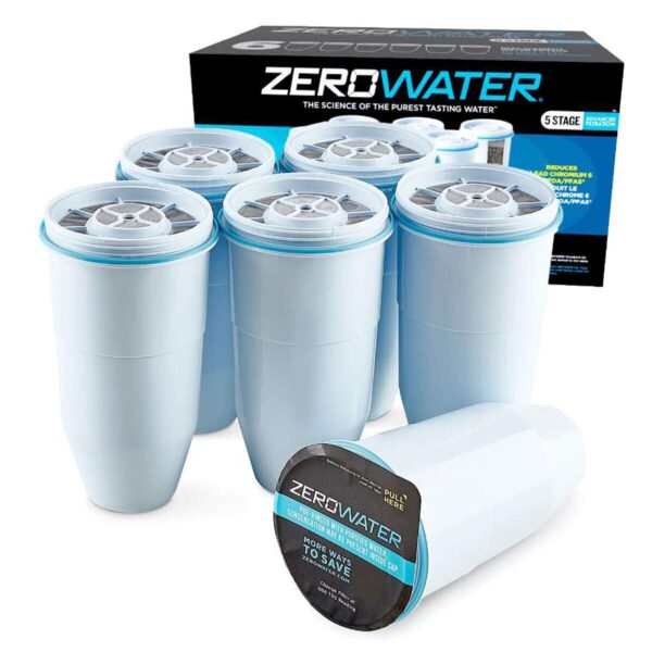 ZeroWater Replacement Water Filters, 6 Pack - Image 2