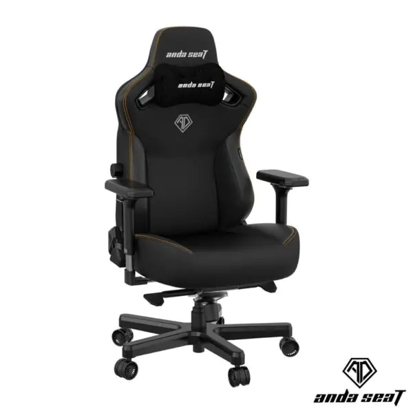 anda seaT Kaiser Series 3 Large Gaming Chair, Black - Image 2